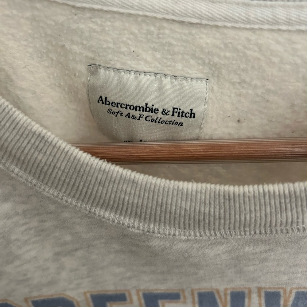 Abercrombie & Fitch Light Gray Soft Crewneck - Picture 3 of 3